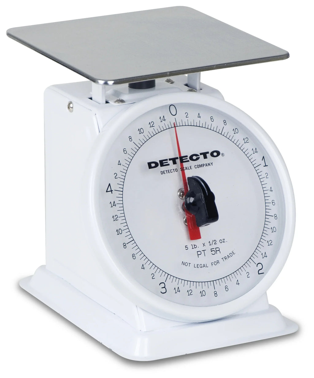 Cardinal & Detecto -1000SRK 5.75 x 5.75 in. 1000 g Stainless Steel Top Loading Rotating Dial Scale