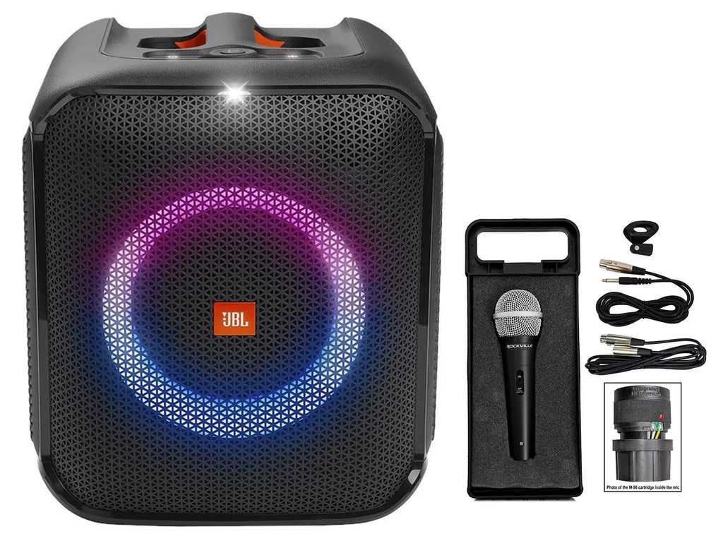 Partybox Encore Essential Portable Compact Party Speaker w  + Microphone