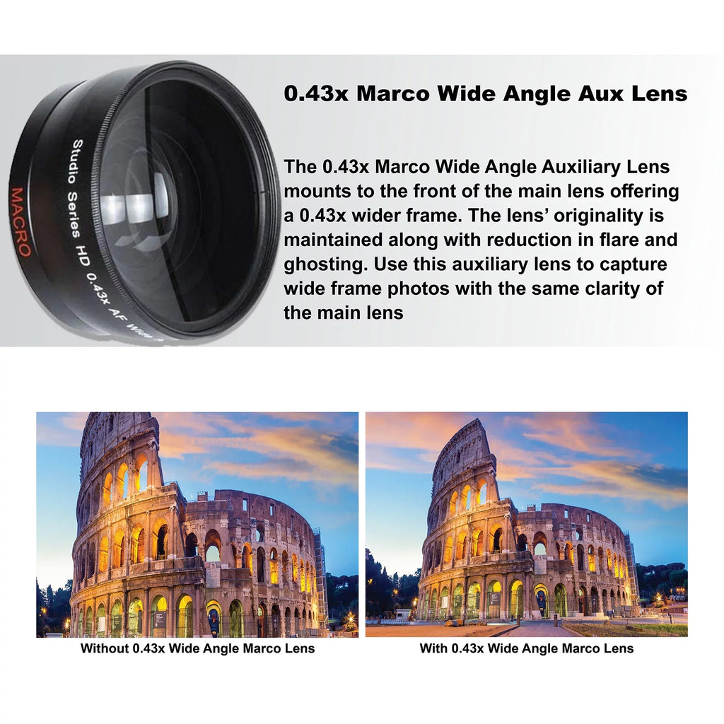 Canon   Mirrorless Camera with - 18-45mm Lens + Mount Adapter + 2 Pack SanDisk 32GB Memory Card + Case + ZeeTech Accessory