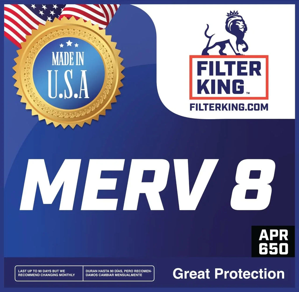 Filter King 24.5x18x1a Air Filter | 4- |  8  Pleated / Furnace Filters |    | Actual Size: 24.5 x 18 x .75"