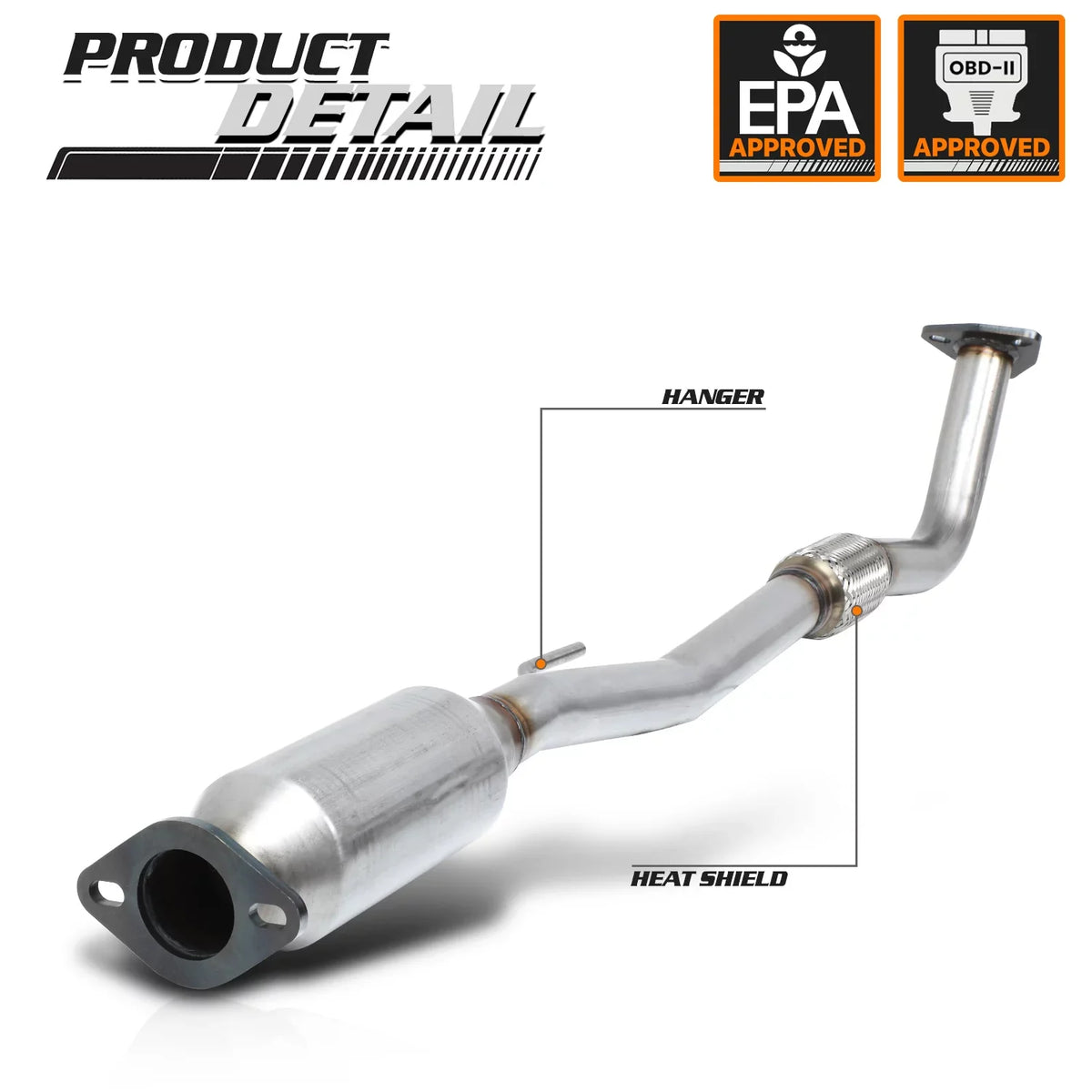 '- For 1997 1998 1999 2000 2001 Toyota Camry/Solara 2.2  Catalytic Converter Exhaust Down Pipe