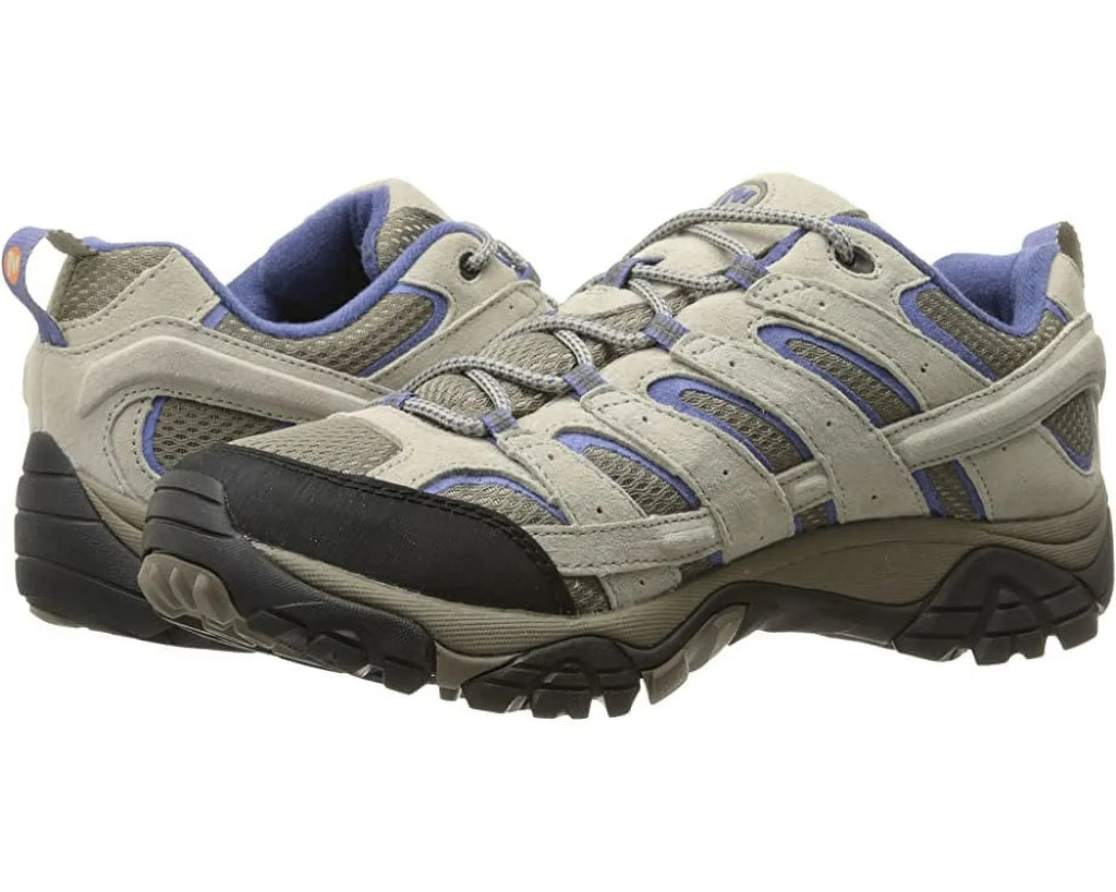 Merrell  Womens Hiking Boots Moab 3 Aluminum/Marlin  Size 6.5