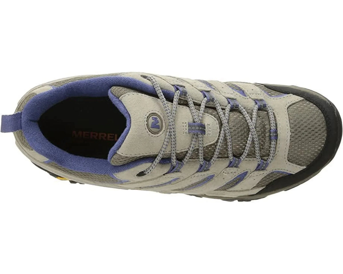 Merrell  Womens Hiking Boots Moab 3 Aluminum/Marlin  Size 6.5