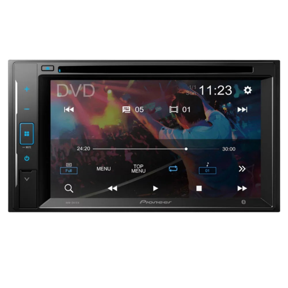 Bundle with Pioneer Multimedia  Car Stereo and Installation Kit - for 2004-2008 Ford -150 /Bluetooth Touchscreen Radio - Backup Camera, Double Din Mounting Kit