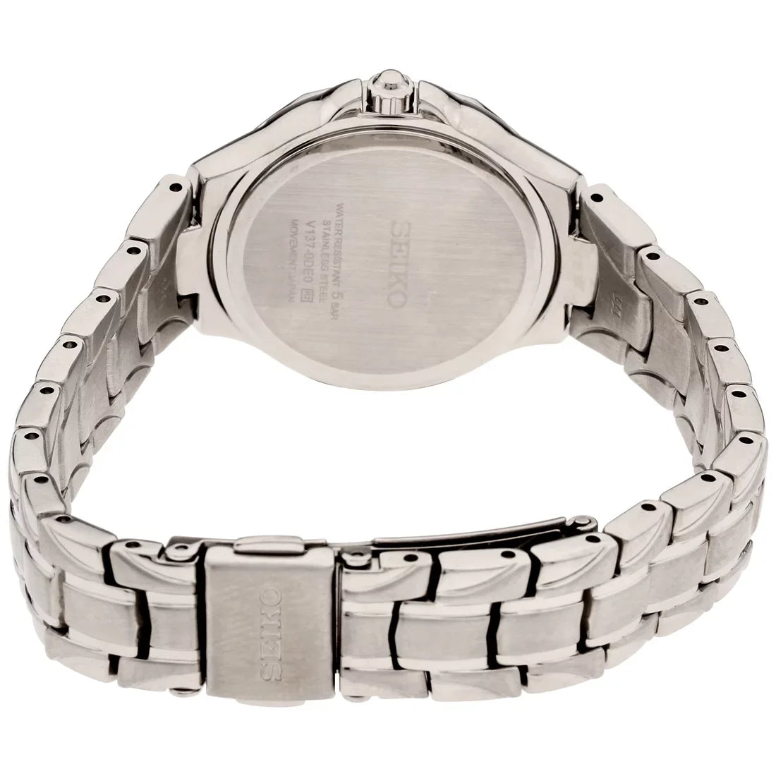 Seiko Women's ' Quartz Stainless Steel Dress Watch, Color:Silver-Toned (Model: )