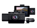 myGEKOgear by Adesso Scout Pro 2K 3-Channel Dash Cam Surveillance Edition with Front View, Cabin View, Rear - Wide Angle View - -Sensor