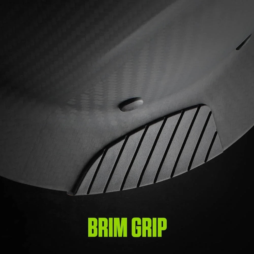 Lift Safety Hard Hat Dax Gloss Black Carbon Fiber Cap Style