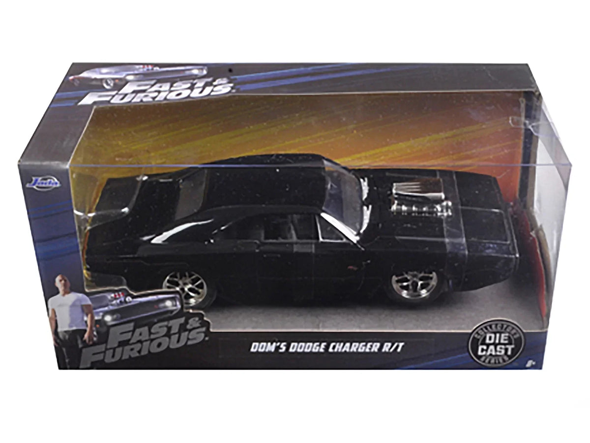 Dom's 1970 Dodge Charger / Black "Fast & Furious 7" (2015) Movie 1/24 Diecast Model Car by Jada