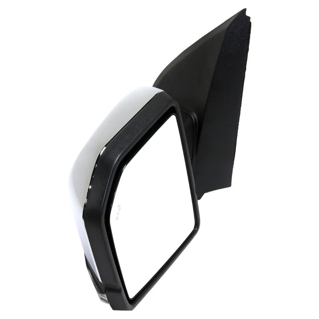 AutoShack Driver Mirror Power Power Folding Heated Chromed Chrome Replacement for 2015 2016 2017 2018 Ford -150 2.7L 3.0L 3.3L 3.5L 5.0L   4WD