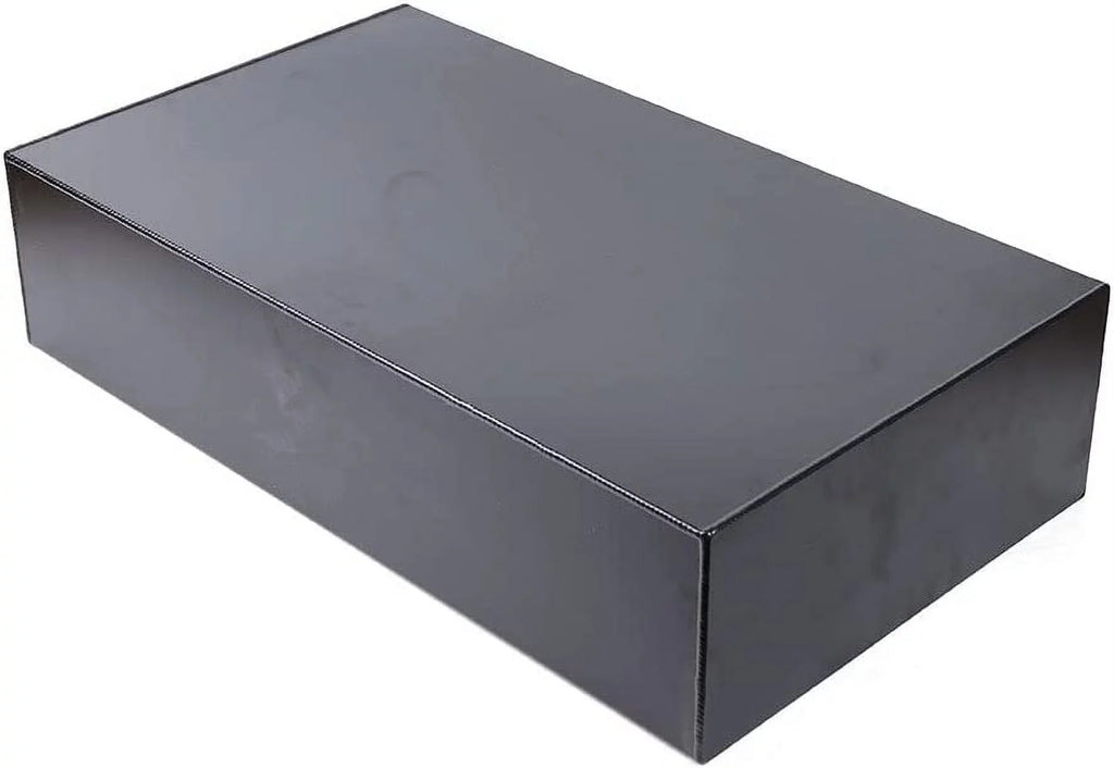 17 Gallon Automotive Replacement Fuel Tank, Universal 64L Aluminum Boat Gas Tank Fit for Street Rods/Street/Boats Full Aluminum Fuel Tank with Level Gauge Sender marine fuel tank Black