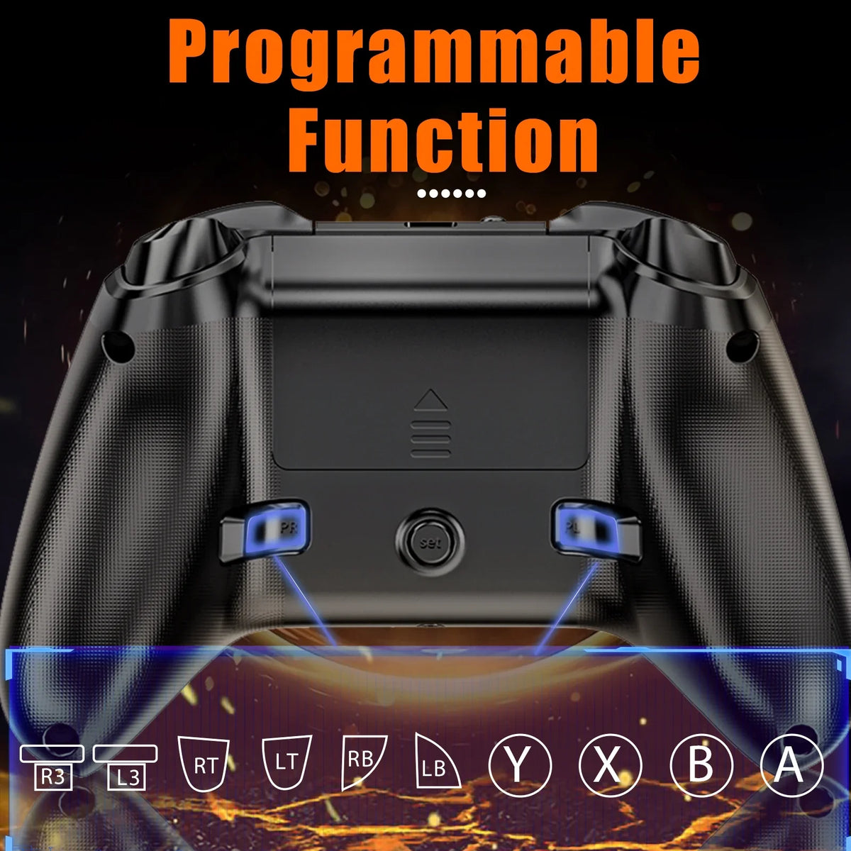 Bonacell Wireless Controller for Xbox One, (Watch Video to Update )Game Controller Compatible with Xbox One/Xbox One /, Xbox Series / Gamepad Support Turbo/3.5mm Headphone Jack/Macro Functions
