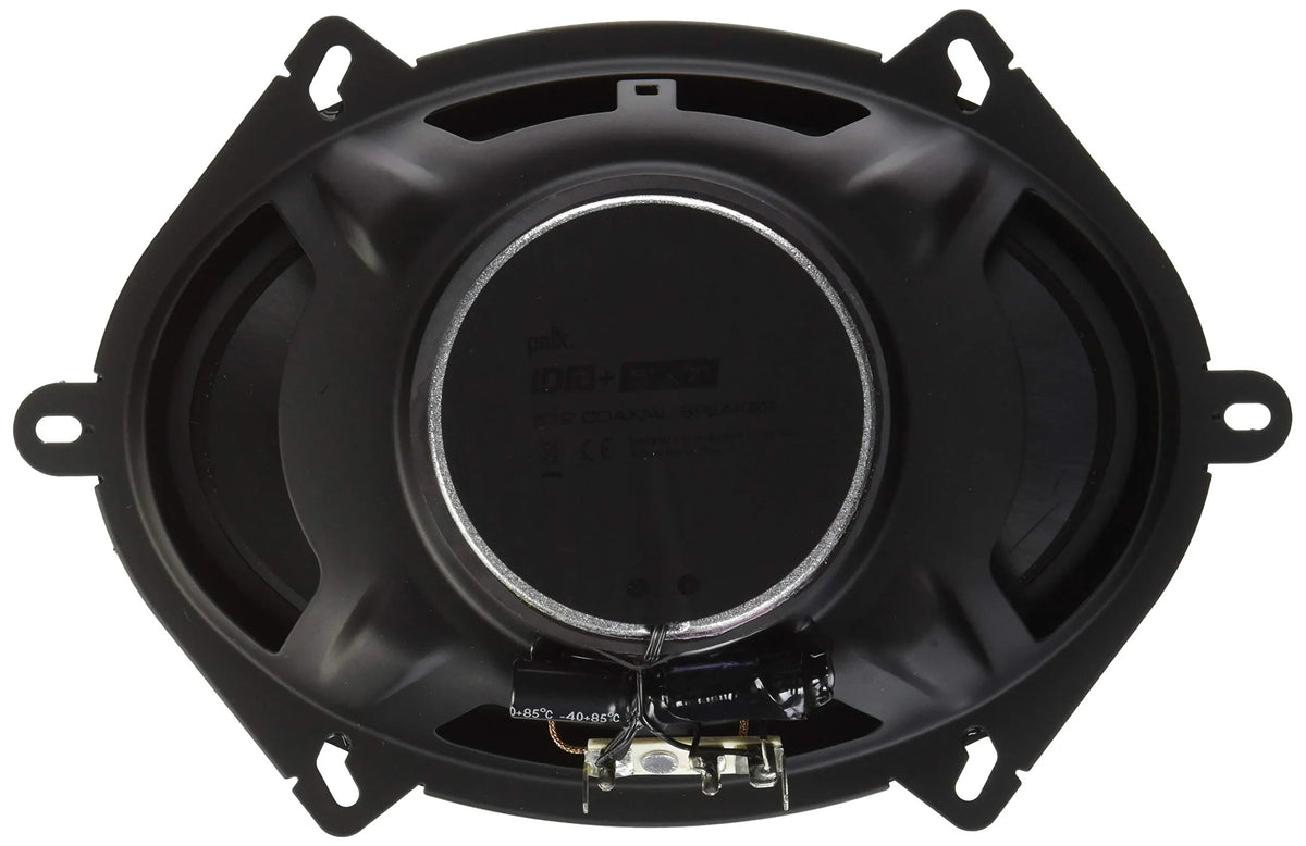 Polk Audio  + Series 5"x7" Coaxial Speakers with Marine Certification, Black