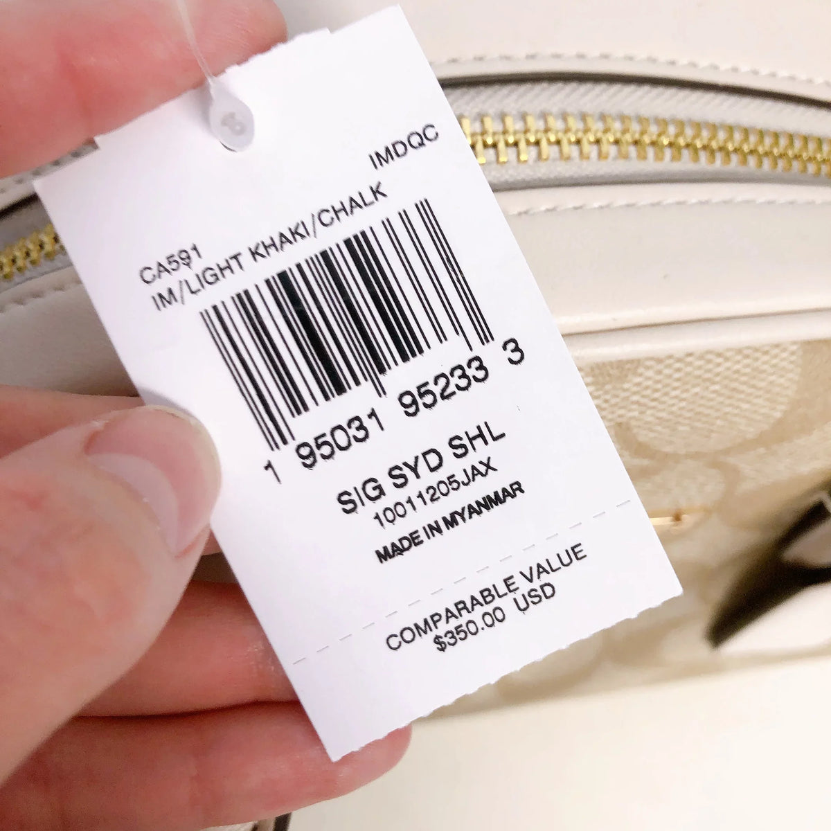 Coach  Sydney Satchel In Signature Canvas