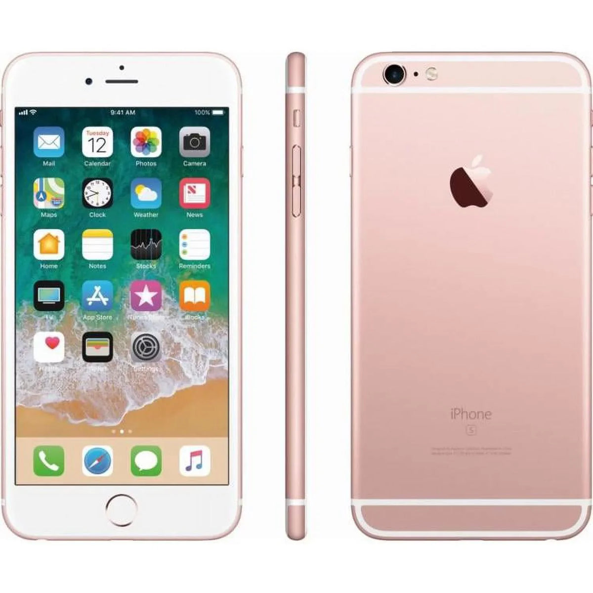 Restored Apple iPhone 6s Plus  64GB Rose Gold (Fully Unlocked) 5.5" Smartphone (Refurbished)