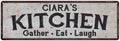 's Kitchen Rustic Chic Decor Gift 6x18 Sign 106180051168