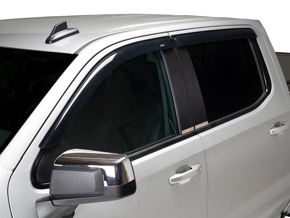 Auto Ventshade () by RealTruck 94974 Ventvisor, 4-Piece Compatible with Select: 2019 Ford  Supercrew, 2017-2022 Ford
