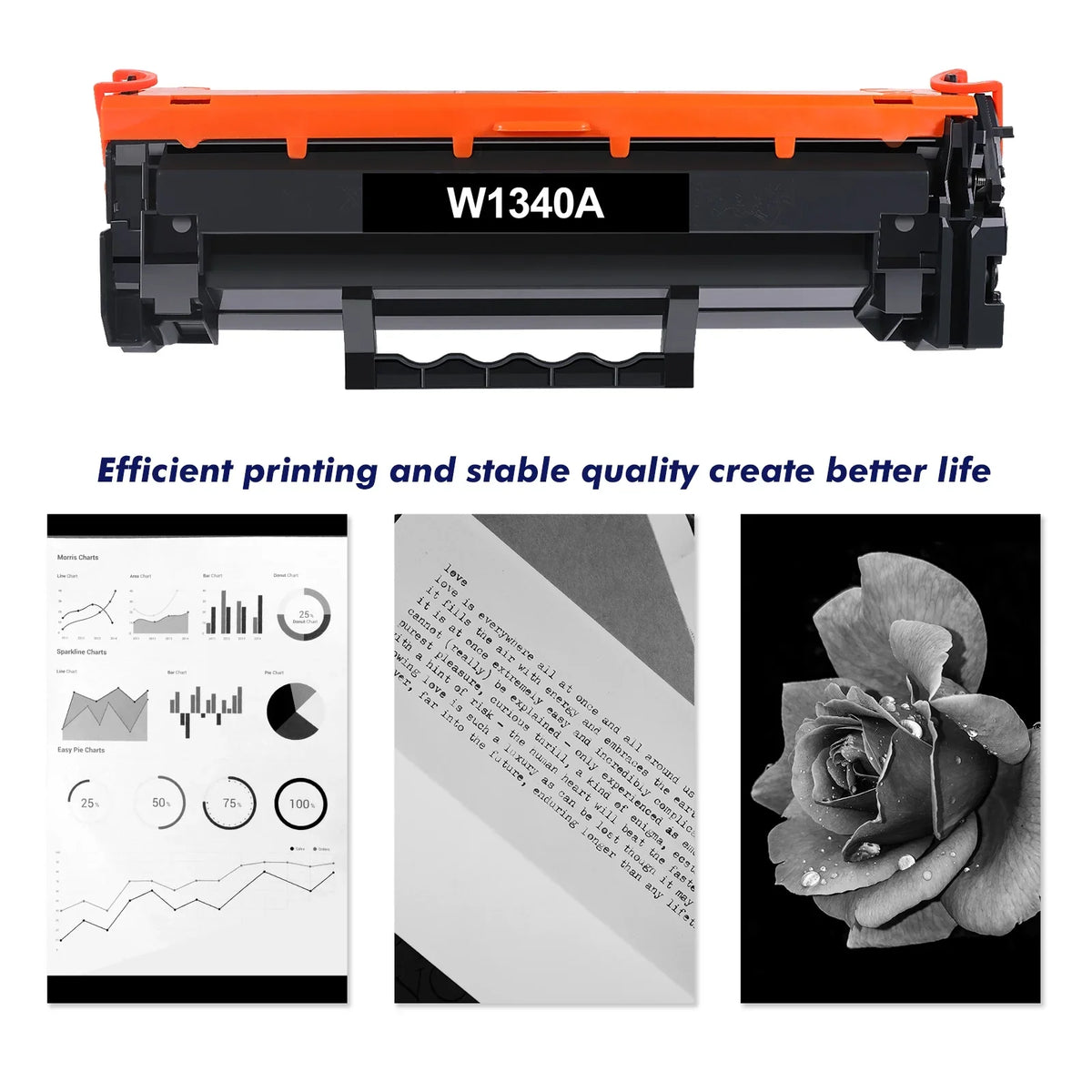 134A 134X Compatible Toner Cartridge (with Chip) for  134A  134X  Toner for  LaserJet M209dw  M234dw M234sdn M234sdw Printer Ink (Black, 2-Pack)