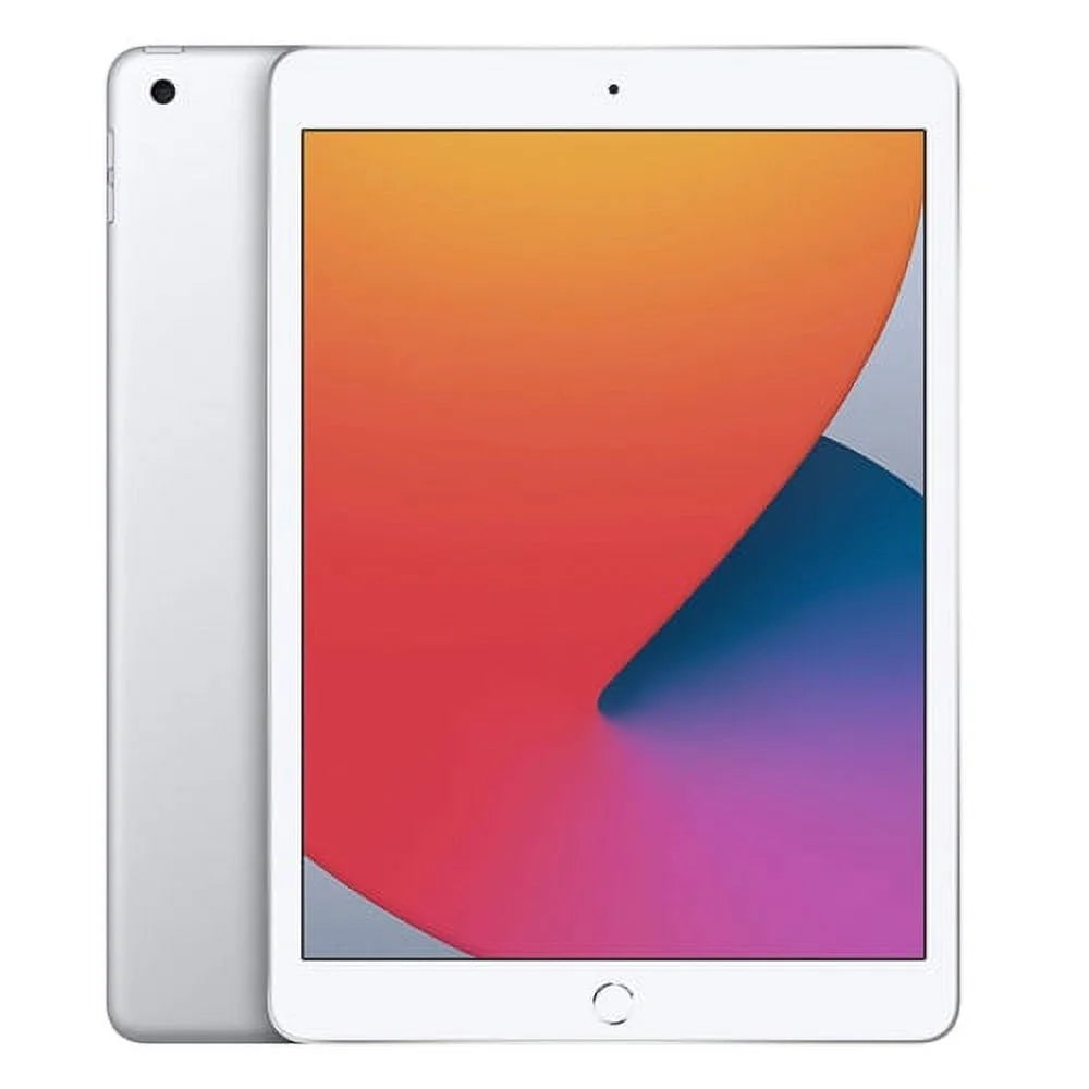 Restored Apple iPad 8 (8th Gen) 128GB WiFi 10.2" Silver 2020 (Refurbished)