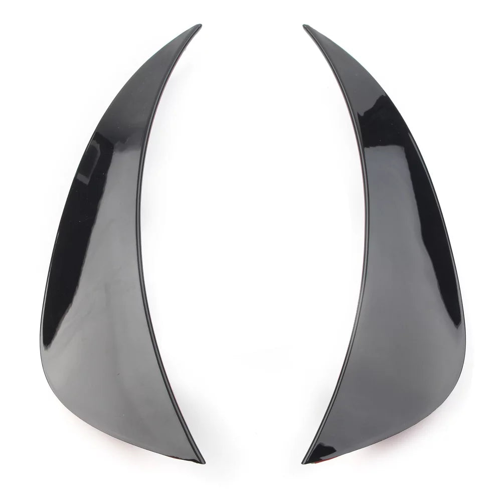 Auto Front Bumper Air Vent Cover Trim Glossy Black  For Mercedes Benz   -Class     2015 2016 2017 2018