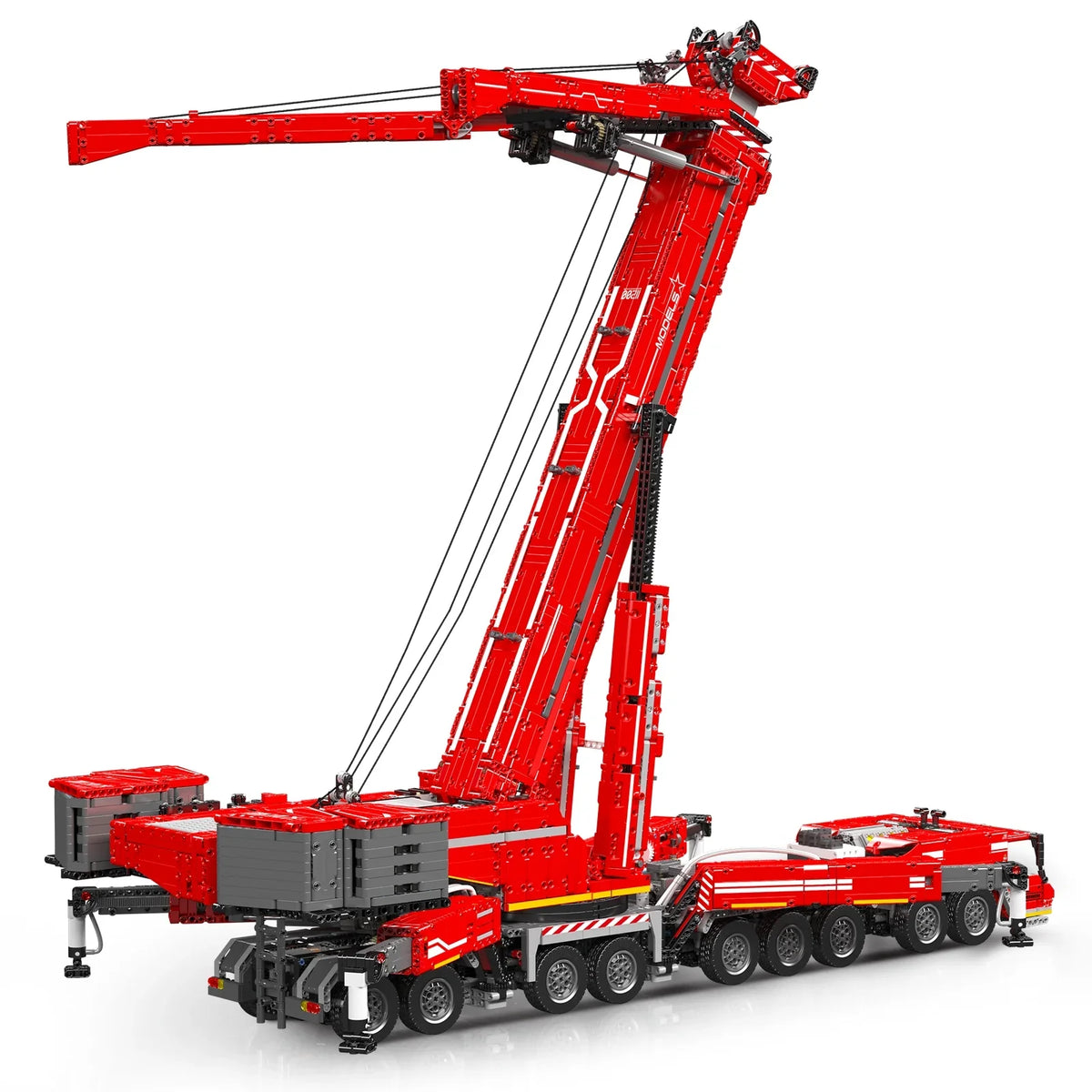 Mould King 17008 Technical Car Toys Motorized  11200 Crane Truck Building Block Assembly Model Brick Kid Christmas Gifts