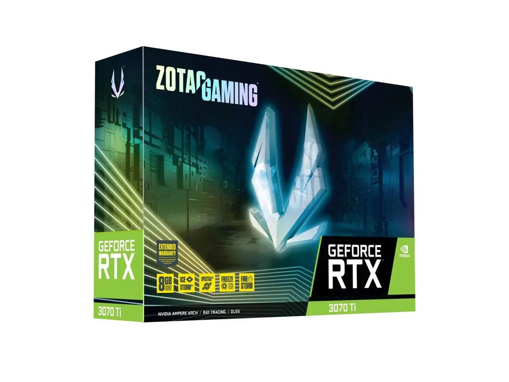GeForce  3070 Ti 8GB  256-bit 19 Gbps  4.0 Gaming Graphics Card, IceStorm 2.0 Advanced Cooling,  2.0  Lighting, --10P