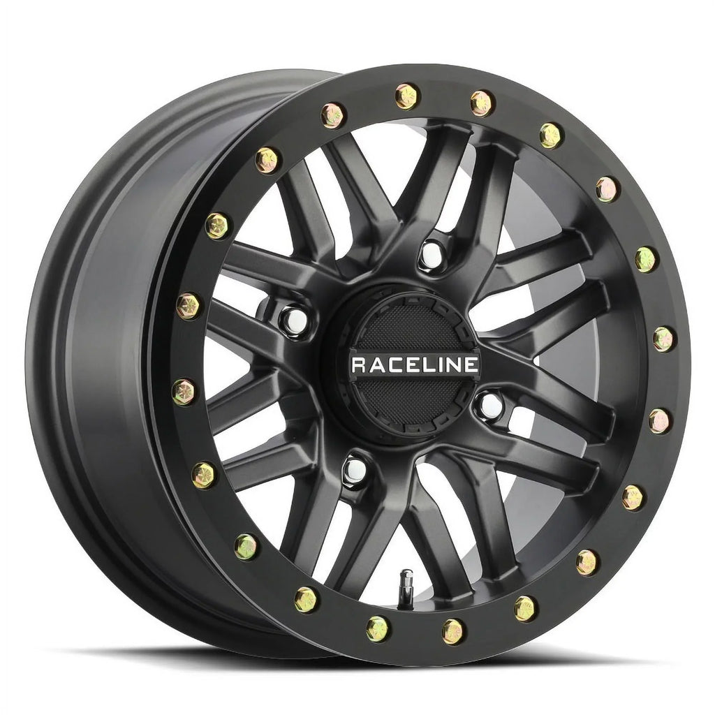 Raceline Ryno Bdlk 14" Gm Wheels 26" Reptile Tires Kawasaki Mule Pro