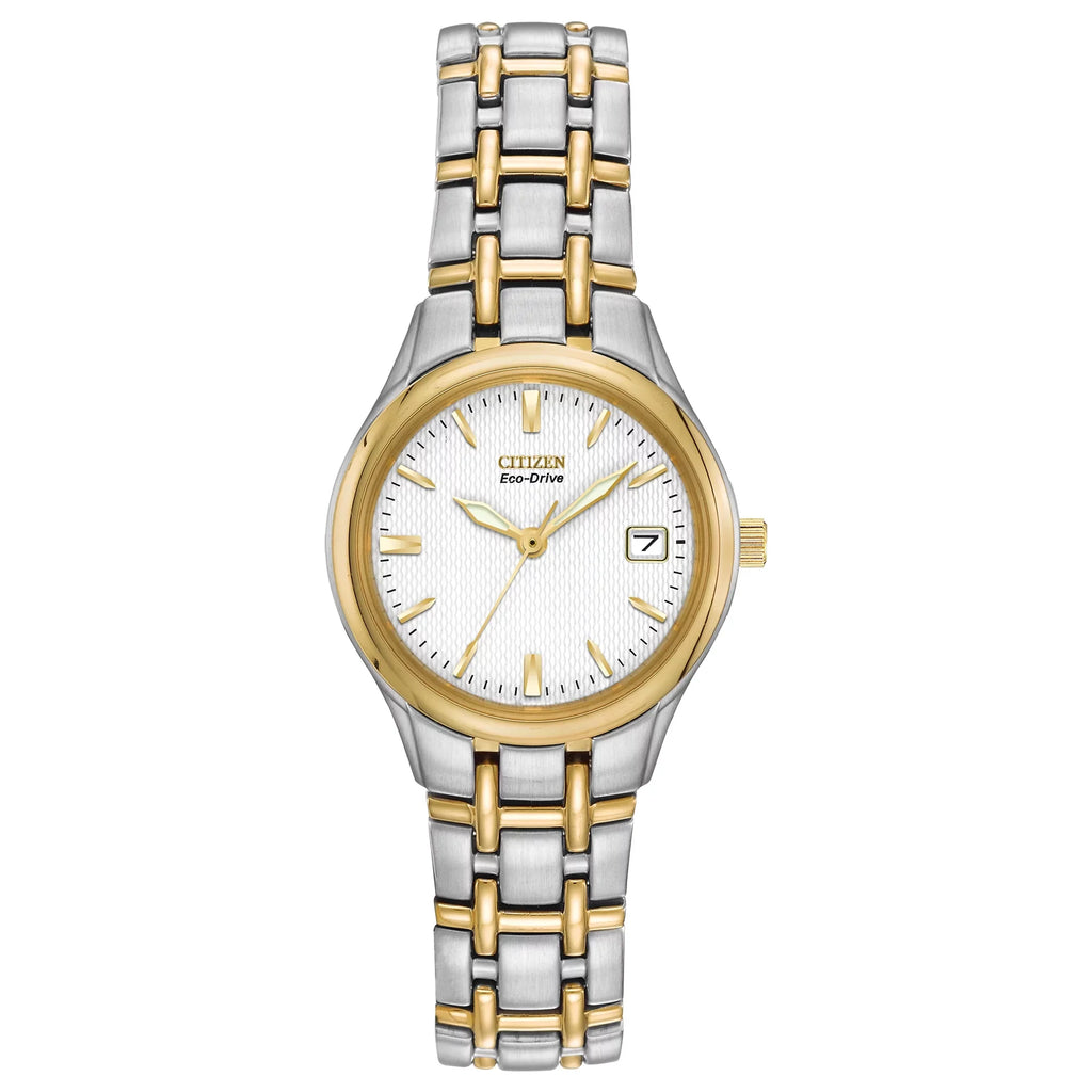 Women's -50A Gold Stainless-Steel Eco-Drive Sport Watch