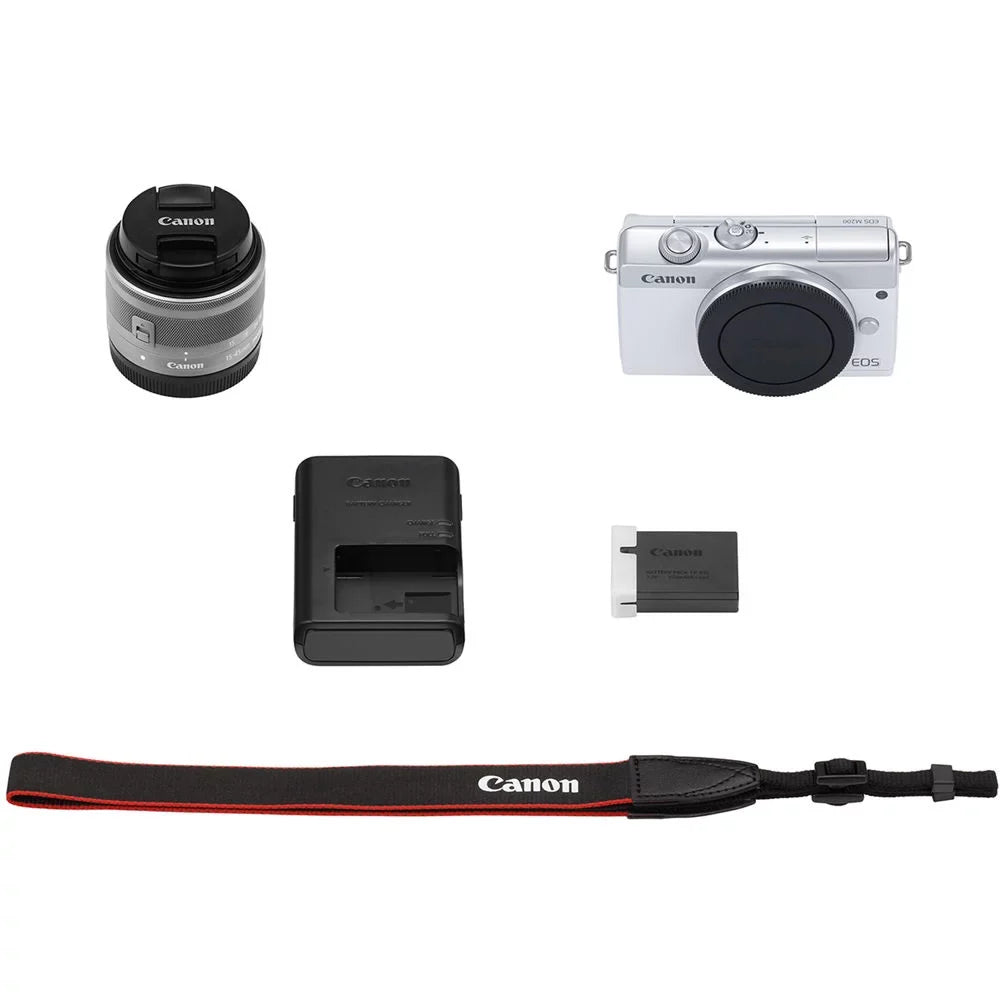 Canon   Mirrorless Digital Camera with 15-45mm Lens (3700C009) + More