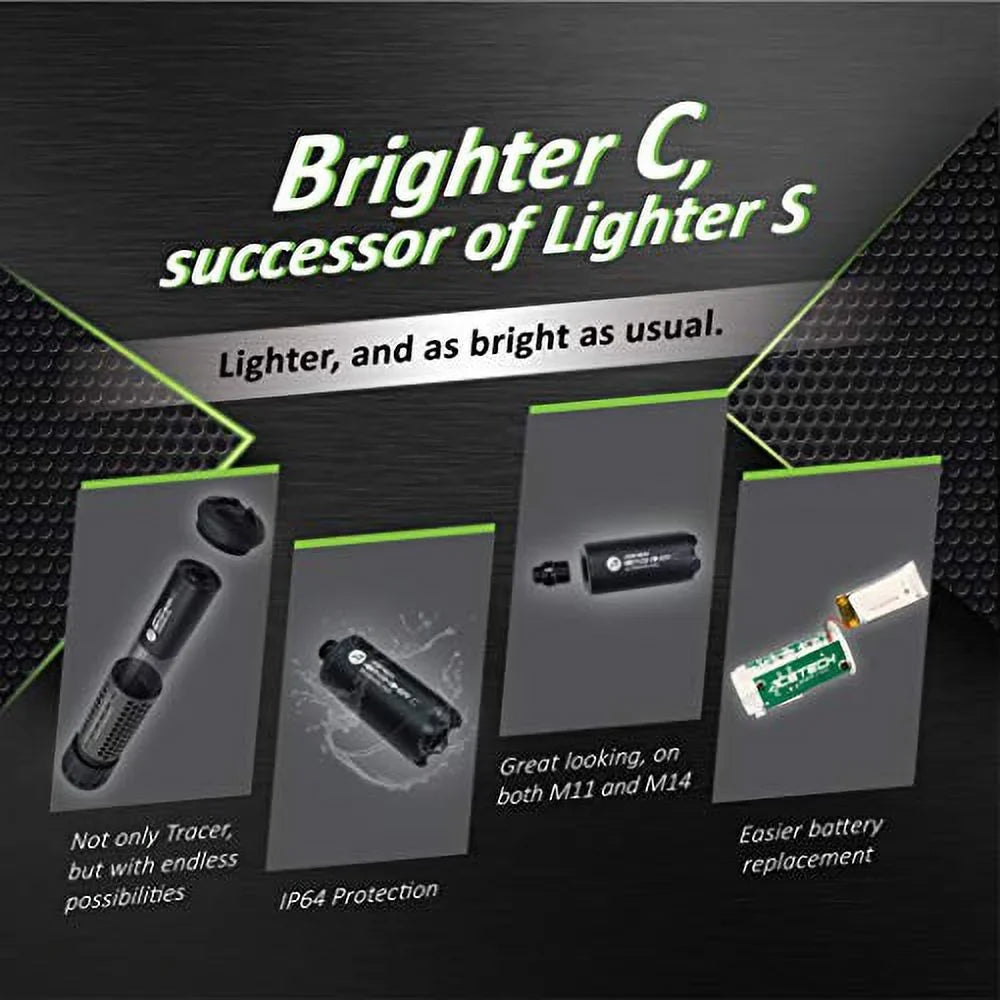 '-Brighter  Tracer Unit, +  and - , Rechargeable Lion-Battery