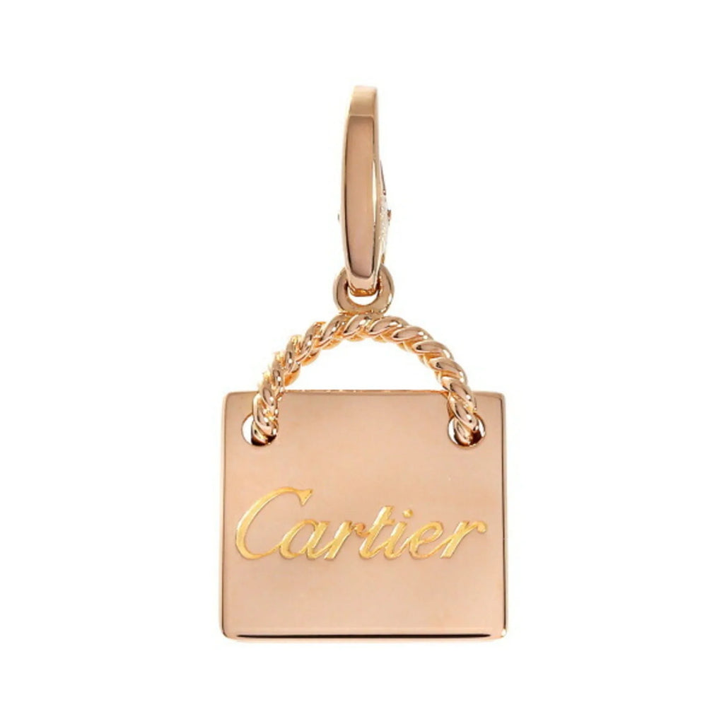 Pre-Owned Cartier shopping bag  pink gold charm (Good)