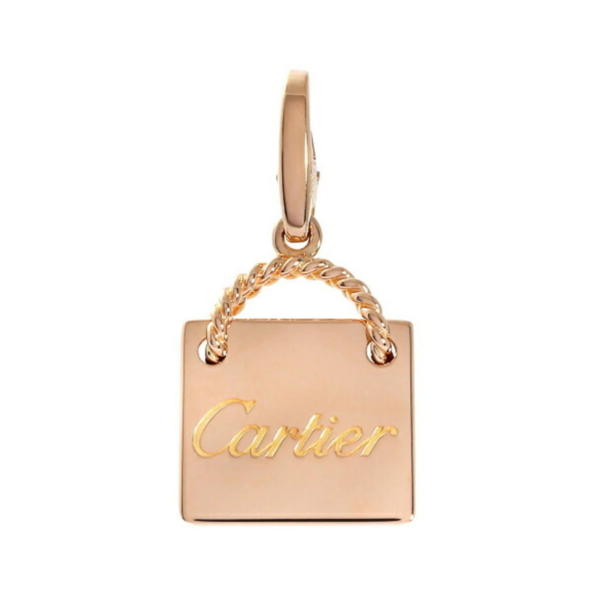 Pre-Owned Cartier shopping bag  pink gold charm (Good)