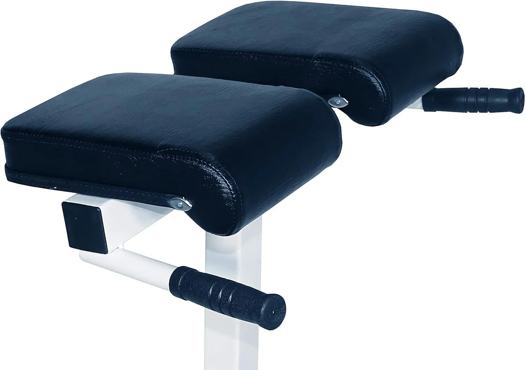 Hyperextension Bench Chair – 400  Capacity – Fully Adjustable Hyper Extension Back Exercise Fitness Station For Strength Training By