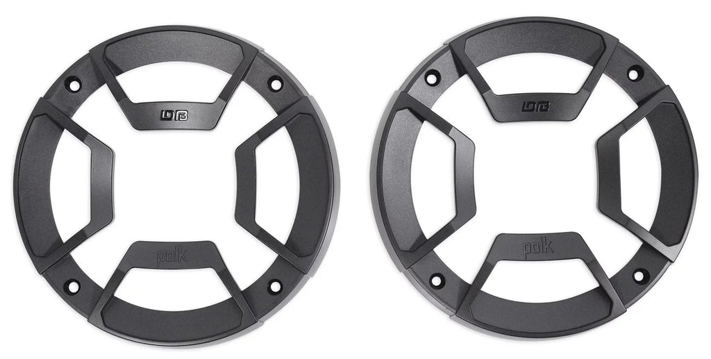 (2) Polk Audio  5.25" 600w Car Audio Marine//Motorcycle/Boat Speakers Bundle with (2) Rockville  10 Watt