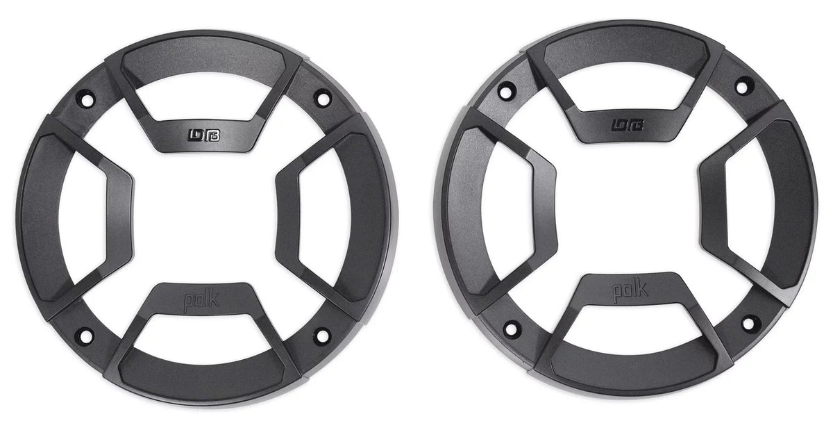 (2) Polk Audio  5.25" 600w Car Audio Marine//Motorcycle/Boat Speakers Bundle with (2) Rockville  10 Watt