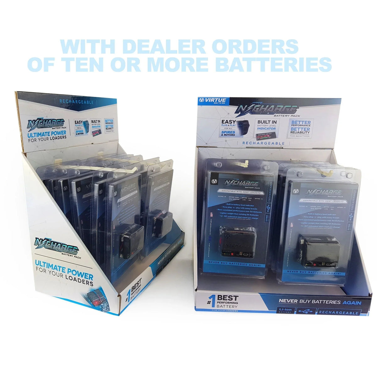Virtue -Charge Rechargeable Battery Pack - Fits all Spires & Rotors