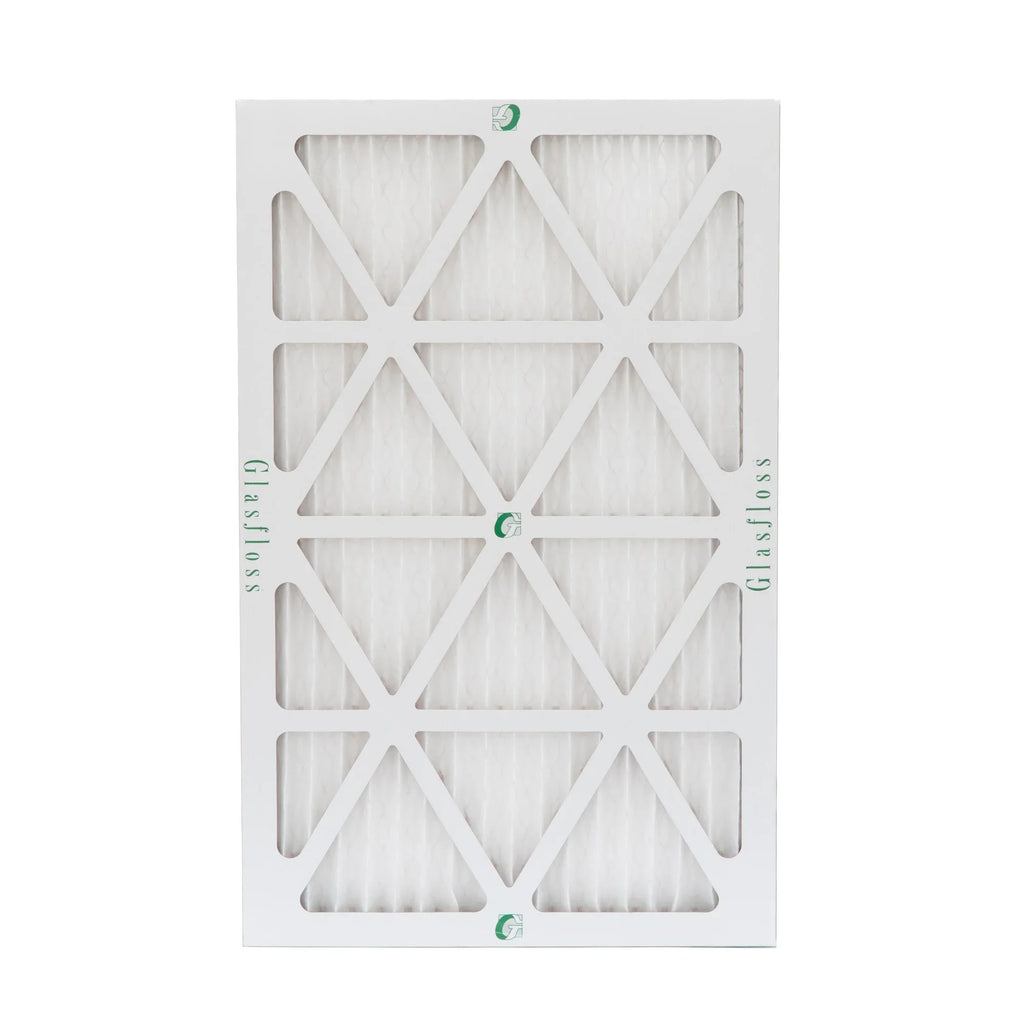 Glasfloss  14x24x1  10 Pleated  Furnace Air Filters. Box of 4. Exact Size: 13-1/2 x 23-1/2 x 7/8