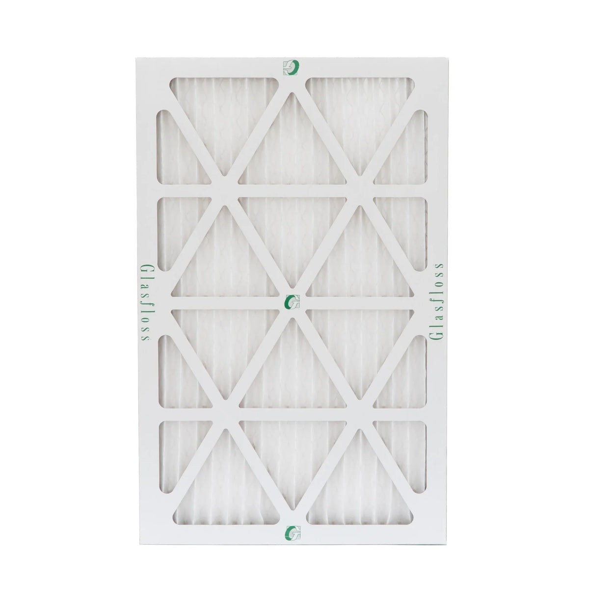 Glasfloss  14x24x1  10 Pleated  Furnace Air Filters. Box of 4. Exact Size: 13-1/2 x 23-1/2 x 7/8