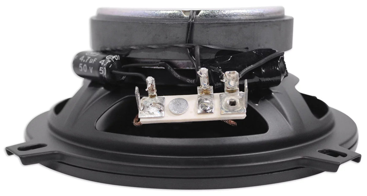 (2) Polk Audio  5.25" 600w Car Audio Marine//Motorcycle/Boat Speakers Bundle with (2) Rockville  10 Watt