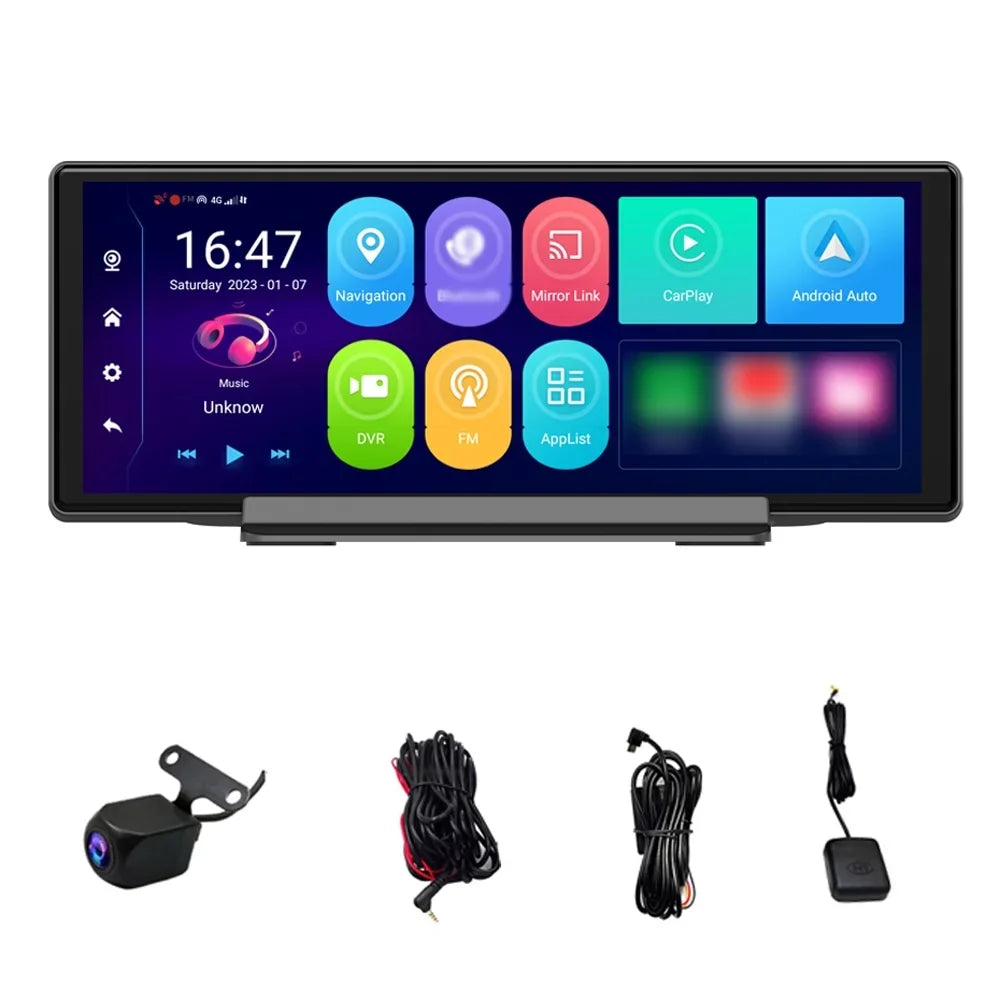 Nebublu Dashcam,Dual Camera Inch Dual Android 10.0 10.26 Inch Camera Car  Android Center Console Display  Car Car Android Stereo 10.26'' Touch 10.0 Dashcam Vision Android Auto Built-in