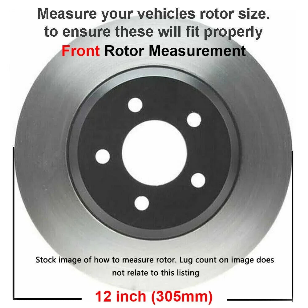 Detroit Axle - Brake Kit for Chevy  Silverado Sierra 1500 Astro Tahoe Safari Yukon Replacement Drilled Slotted Disc Brake Rotors Ceramic Brakes Pads: 12'' Front and 12.78'' Rear Rotors