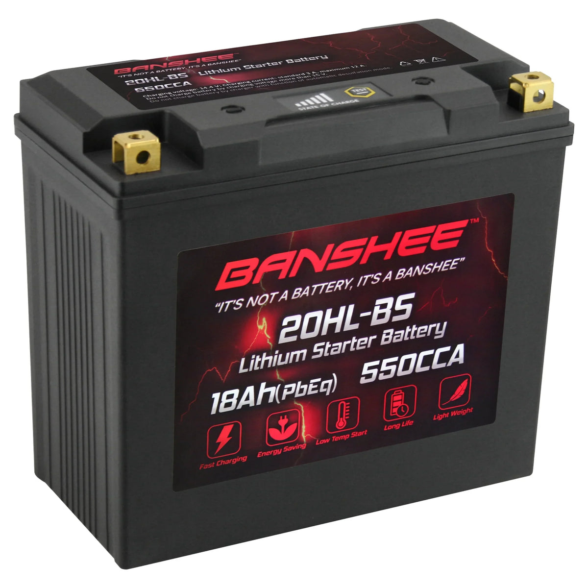 Banshee 20L- LiFePO4 Motorsports Battery Compatible with Yamaha  2019 to 2019