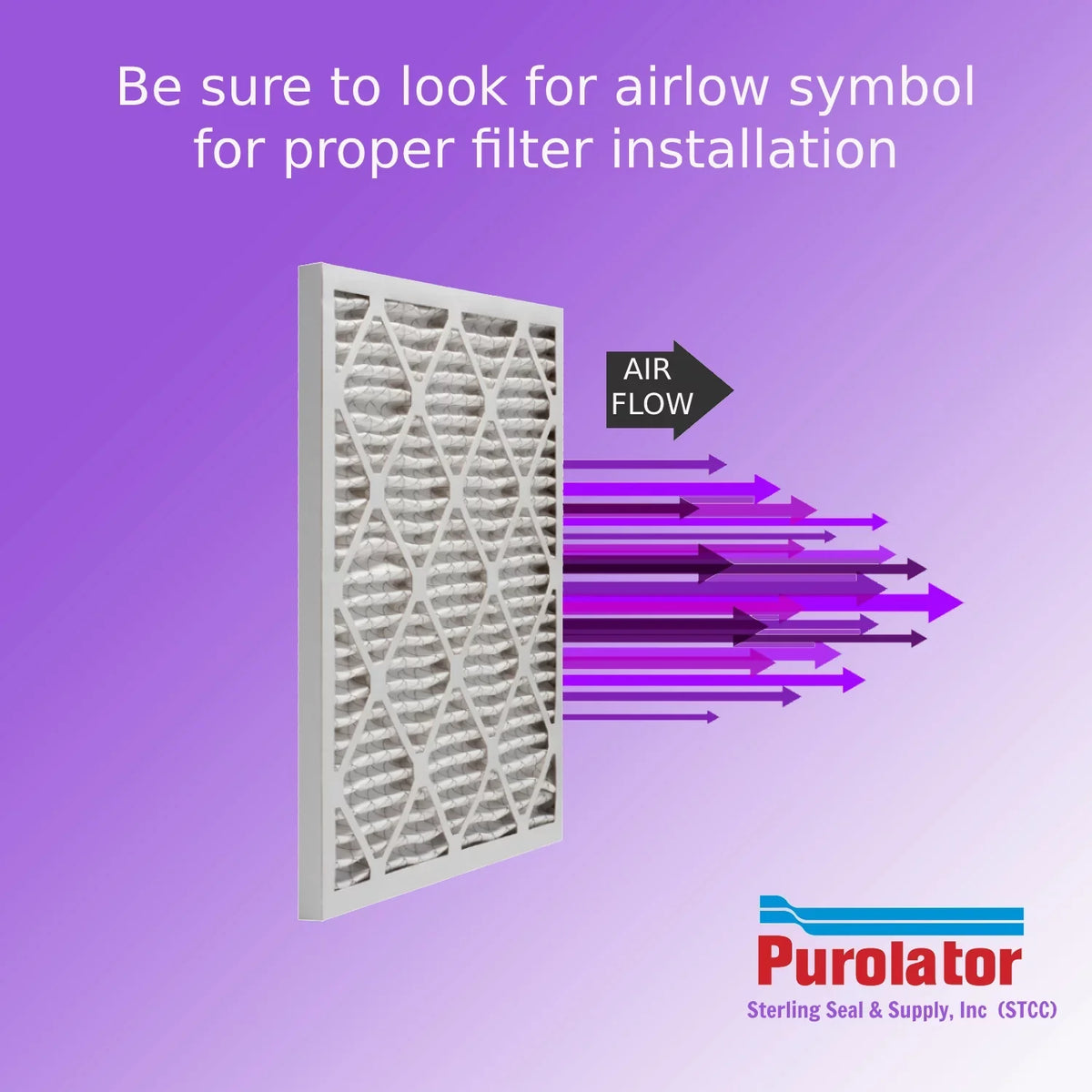 12x24x4, Purolator  Extended Surface Pleated Air Filter, Mechanical  8, (3 Pack)