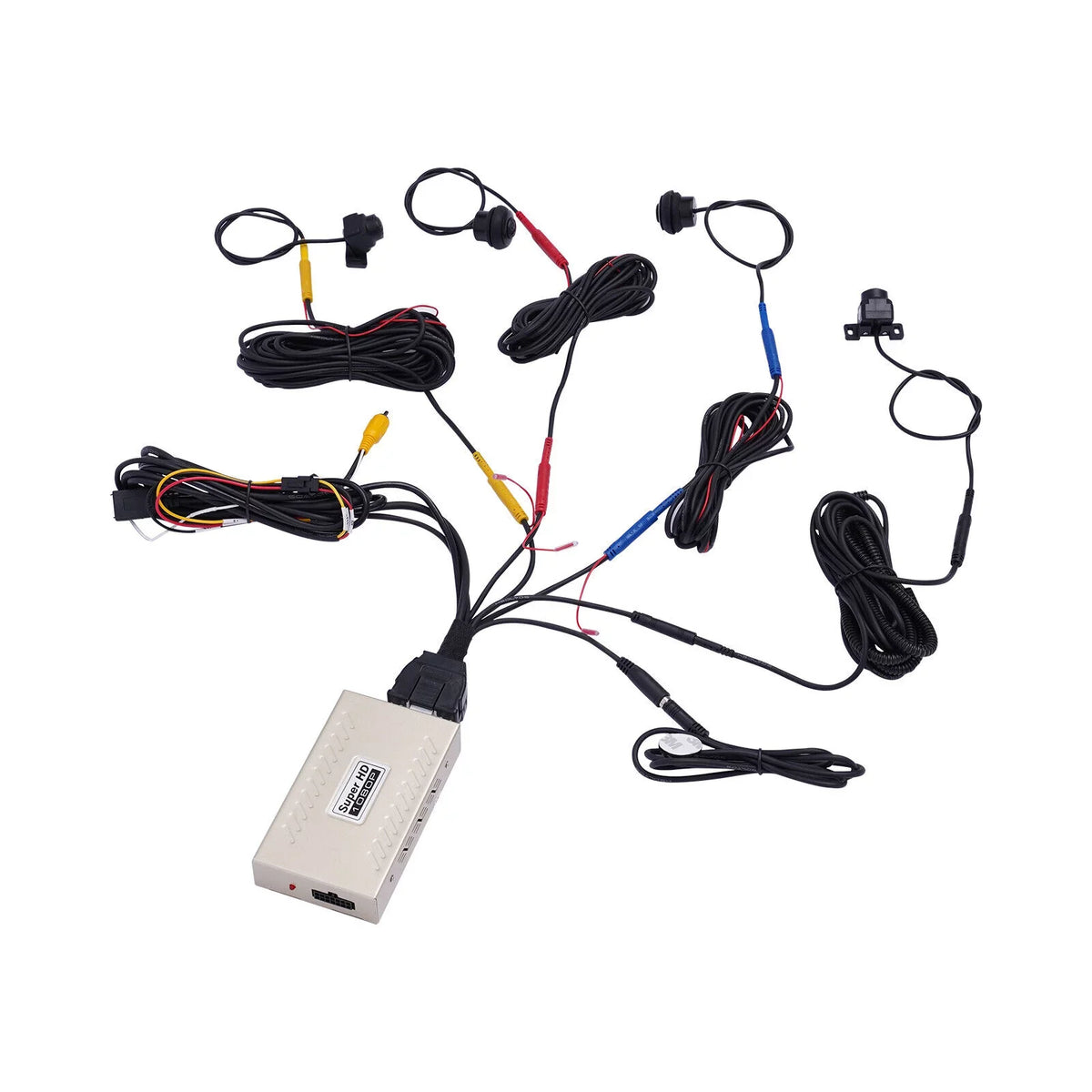 360° Bird View Panoramic System 4-camera 1080P Car  Recording Night Vision Recorder