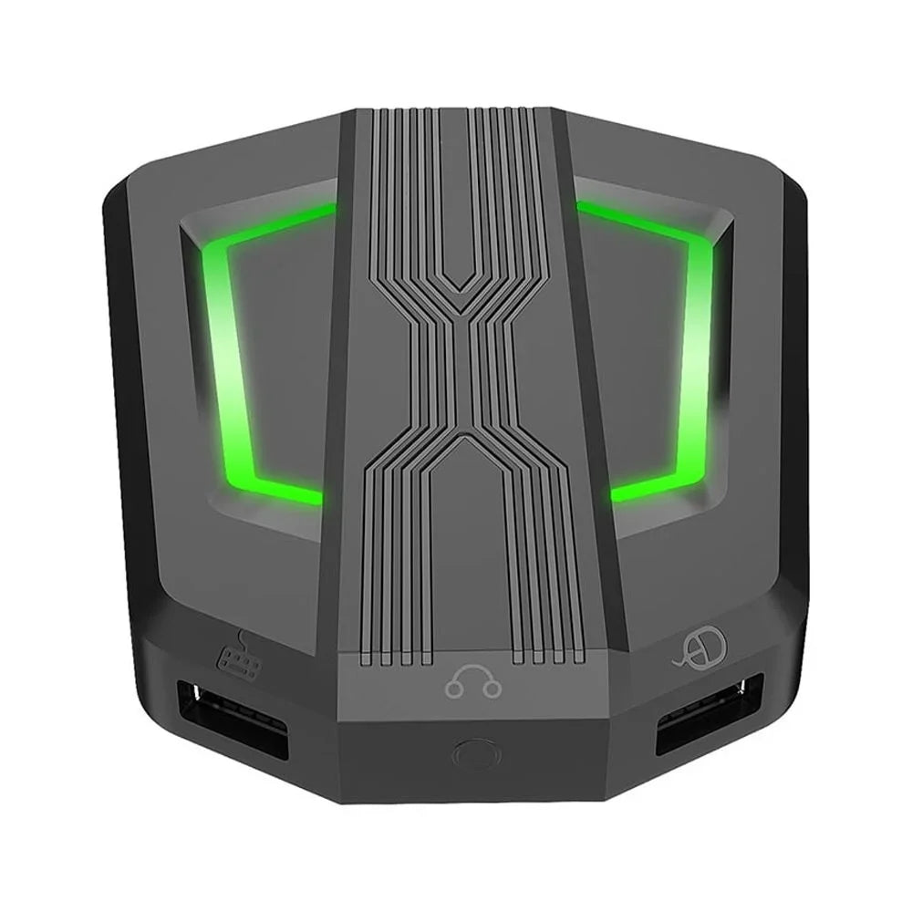 Walmeck  Keyboard and Adapter Portable Mice Converter Replacement for -Switch  XBox One 360 with Four-color Breathing Light