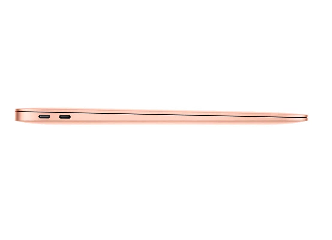 Pre-Owned Apple Macbook Air 13.3-inch (Retina, Gold) 1.6GHZ Dual Core i5 (Late 2018) / 256GB  8GB Memory 2560x1600 Display Parallels Dual Boot MacOS/Win 10 Pro Power Adatper Included (Good)