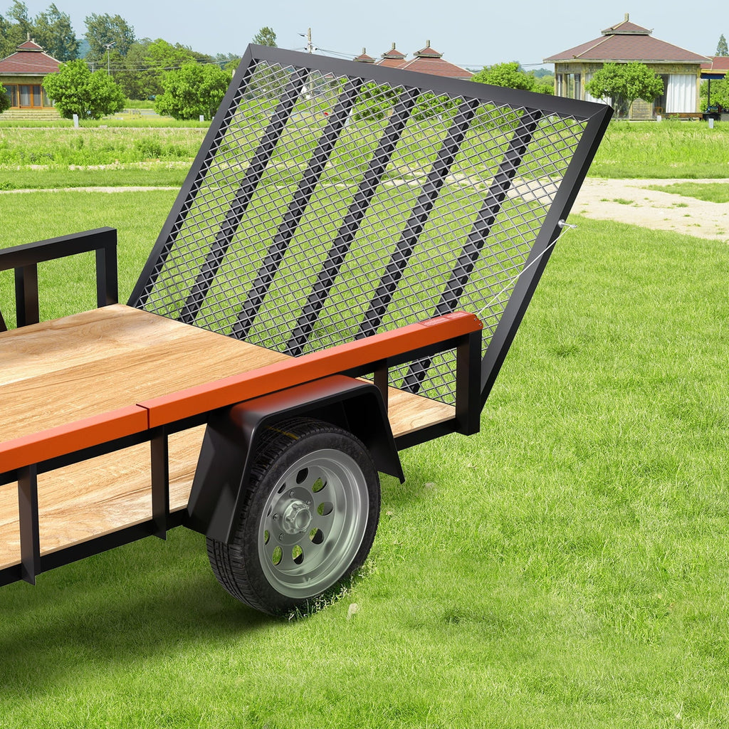 Tailgate Utility Trailer Gate & Ramp Lift Assist System 180 lbs Capacity