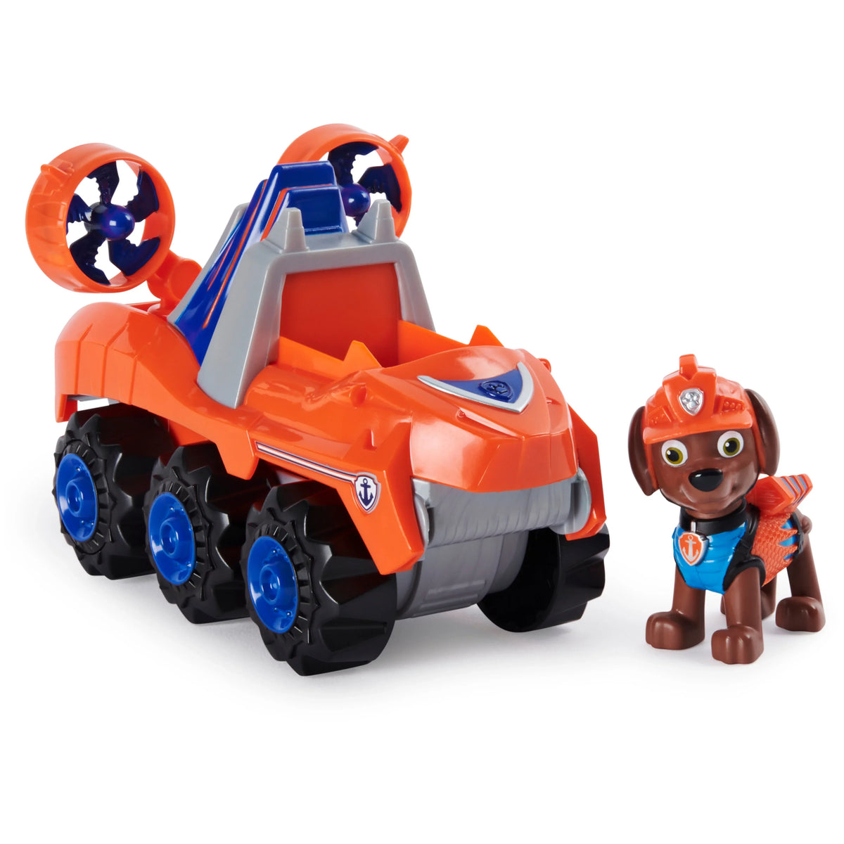 Patrol, Dino Rescue Zuma’s Deluxe Rev Up Vehicle with Mystery Dinosaur Figure, Preschool Toys for Boys & Girls Ages 3 and Up