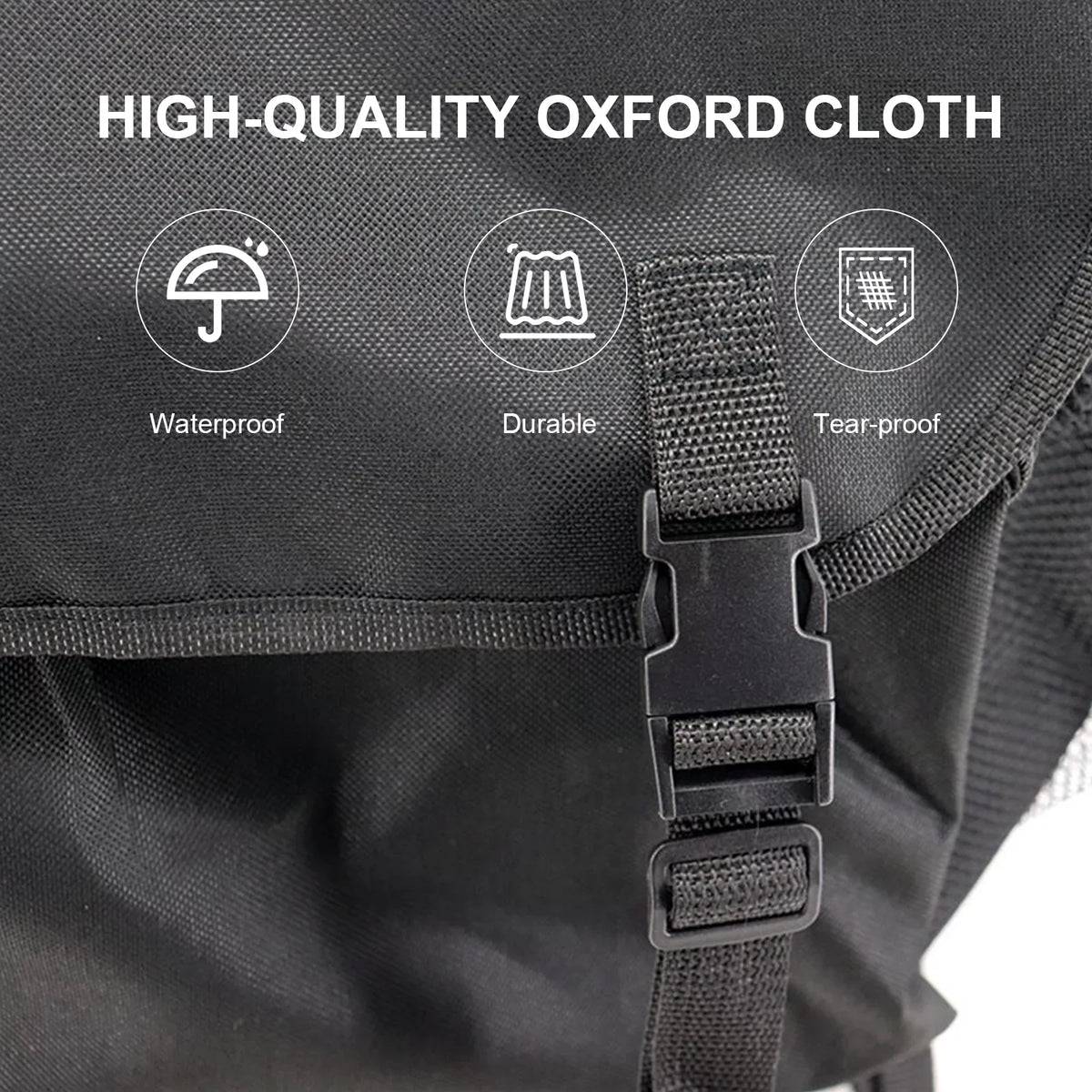 Multi-Pocket Spare Tire Trash Bag - Car Backpack Cargo Storage and Gear Organizer for Camping and Off-Road Travel