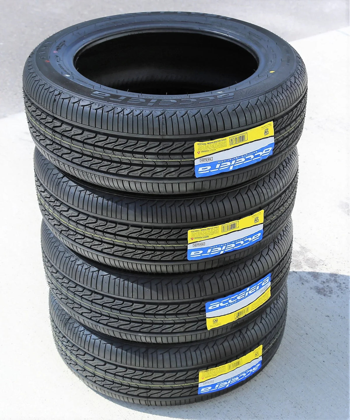 Set of 4 () Accelera Eco Plush 175/65R15 84H  All Season / Tires Fits: 2010-14 Mini Cooper Clubman, 2002-07 Mini Cooper Base