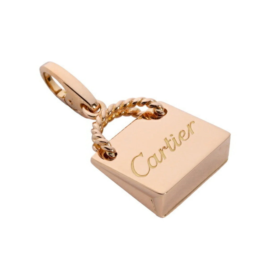 Pre-Owned Cartier shopping bag  pink gold charm (Good)